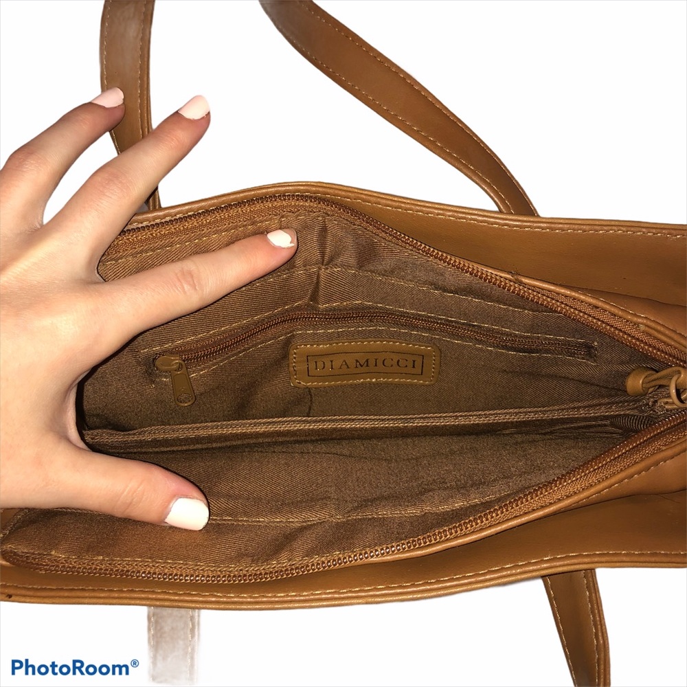 Diamicci Brown Fringe Vintage Purse - Picture 5 of 5
